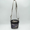 Camouflage Puffer Crossbody Bag Mini Utility Shoulder Bag with Adjustable Strap