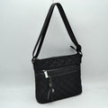 Quilted Crossbody Bag with Adjustable Shoulder Strap