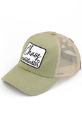 C.C CHAOS COORDINATOR PATCH PONY CAP
