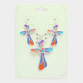 Colorful Cross Pendant Set