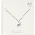 Silver Dipped Balloon Dog Pendant Necklace