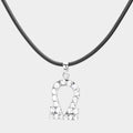 Libra - Stone Embellished Zodiac Pendant Necklace