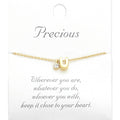 -U- Monogram Initial Pendant Necklace