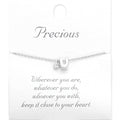-U- Initial Monogram Pendant Necklace