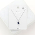 CZ Star Pendant Necklace
