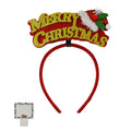 12PCS - Festive Holiday Lettering Message Headbands