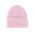 BABY Soft Ribbed Leather Patch C.C. Beanie