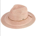 C.C Multi Pattern Suede String Band Panama Hat