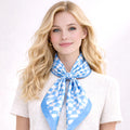 Abstract Wavy Square Print Square Bandana Scarf
