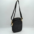 Quilted Puffer Crossbody Bag Multi-Zip Shoulder Bag with Adjustable Strap