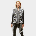 Fuzzy Leopard Pattern Vest