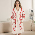 Baseball Robe with Pockets and Belt