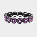 Round Boho Beaded Stretch Bracelet