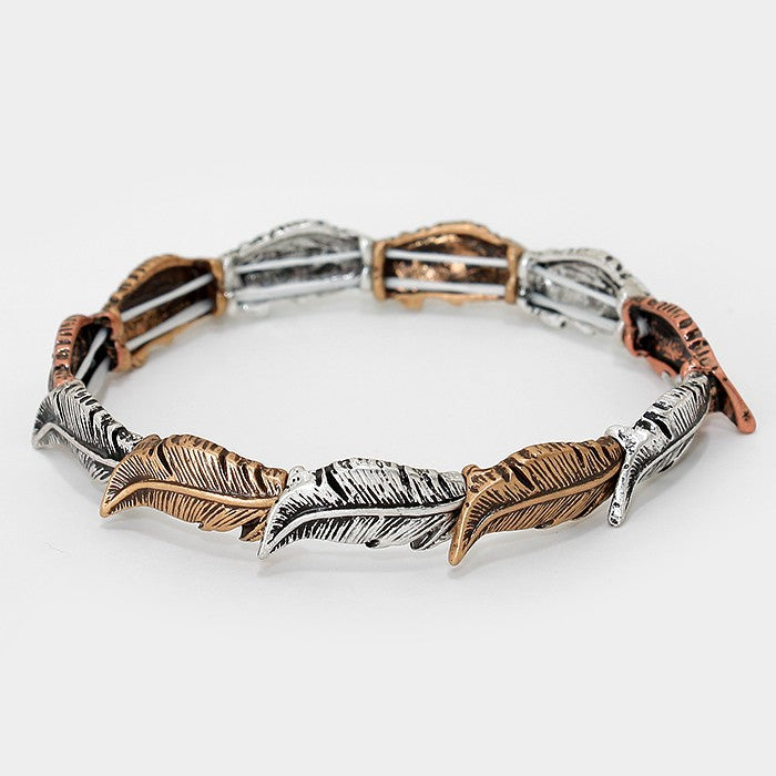 Feather Stretch Bracelet