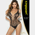 Stone Embellished Fishnet Body Stocking