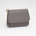 Faux Pebble Leather Compact Card Wallet Bag Charm