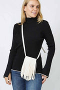 Fringe Mini Crossbody Bag