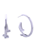 14K Affection Pave CZ Post Earring
