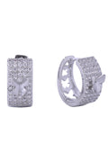14K Artistic Butterfly Huggie Earrings