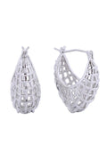 14K Basketweave Pincatch Earrings