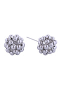 14K Cluster Balls Post Earring