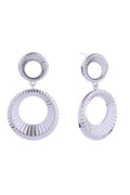 14K Double Loop Post Earrings