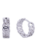 14K Eternity Ring Huggie Earrings