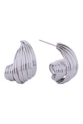 14K Grooved Post Earrings