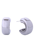 14K Half Round Post Earrings