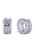 14K Infinity Huggie Hoop Earrings