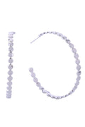 14K Mini Circle Link Hoop Earrings