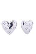 14K Puffy Heart Post Earrings