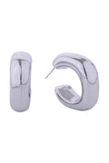 14K Rounded Open Square Earrings