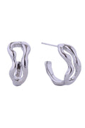 14K Squinggle Post Earrings