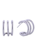 14K Triple Circle Post Earrings