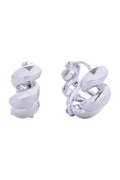 14K Twisted Cord Huggie Earrings