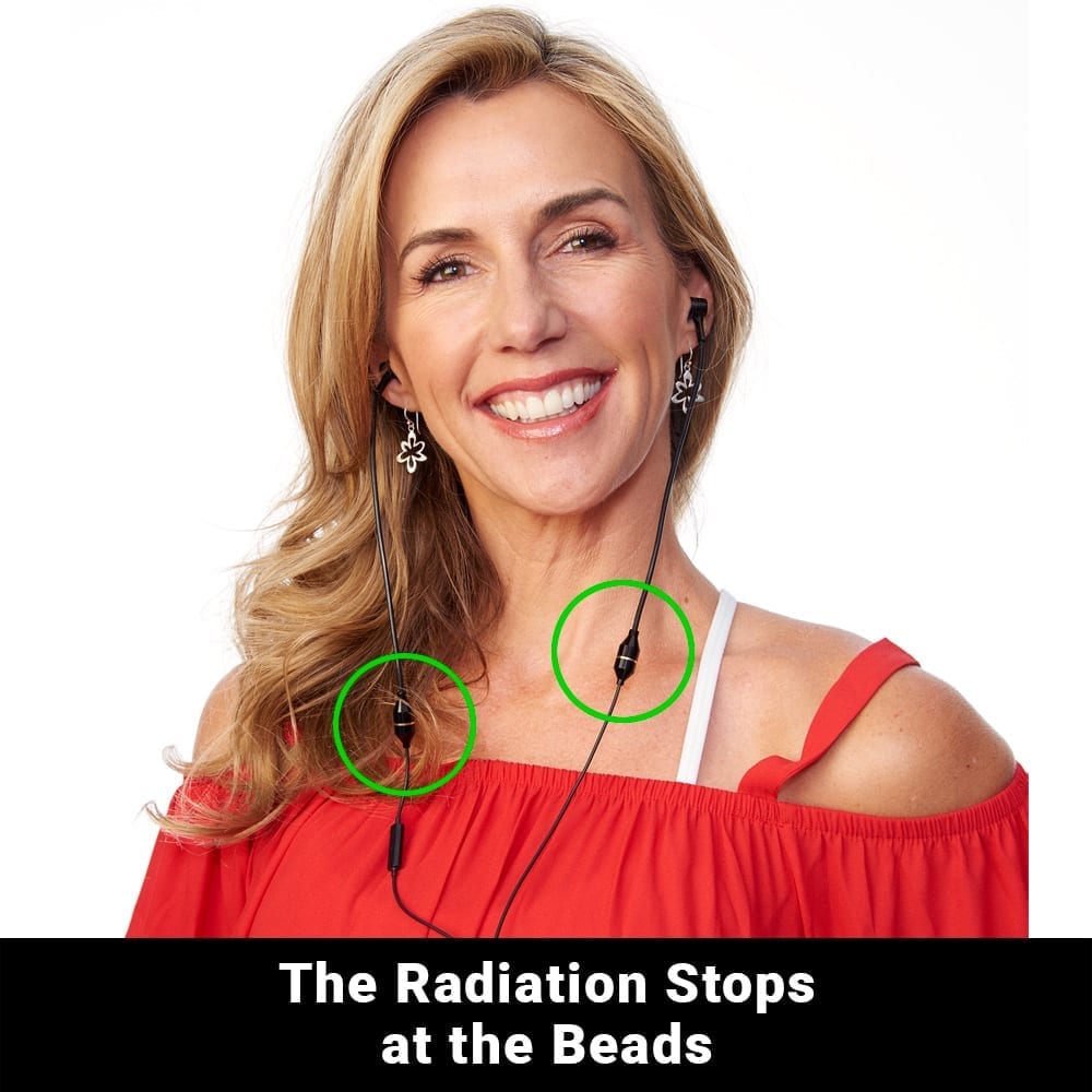 SYB Air Tubes - Anti-Radiation Headphones For EMF Protection - (Choose 3.5mm or USB-C)