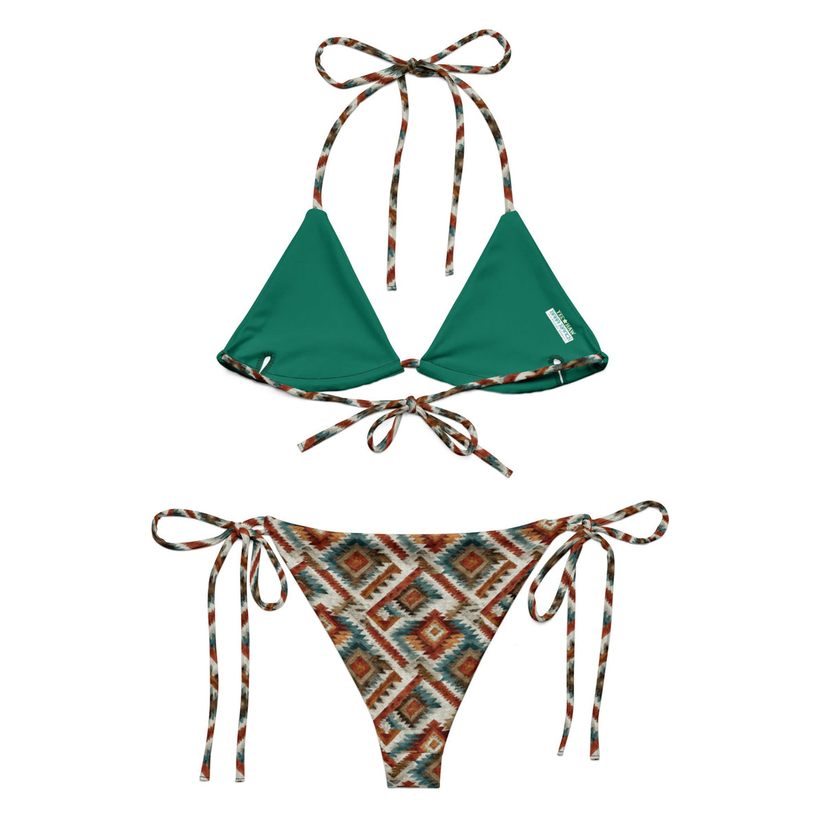 Baha Ranch Yeehaw Southwest Diamond String Bikini
