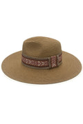 BOHO BAND PANAMA HAT