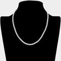 Braided Metal Chain Necklace