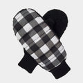 Women's Buffalo Check Plaid Puffer Gloves