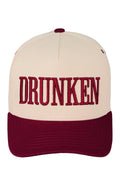 C.C DRUNKEN Embroidered Two Tone Trucker Cap