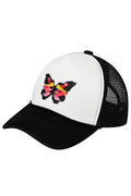 C.C Kids Hand Painted Abstract Butterfly Cap