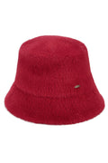 C.C Solid Short Hair Faux Fur Winter Bucket Hat