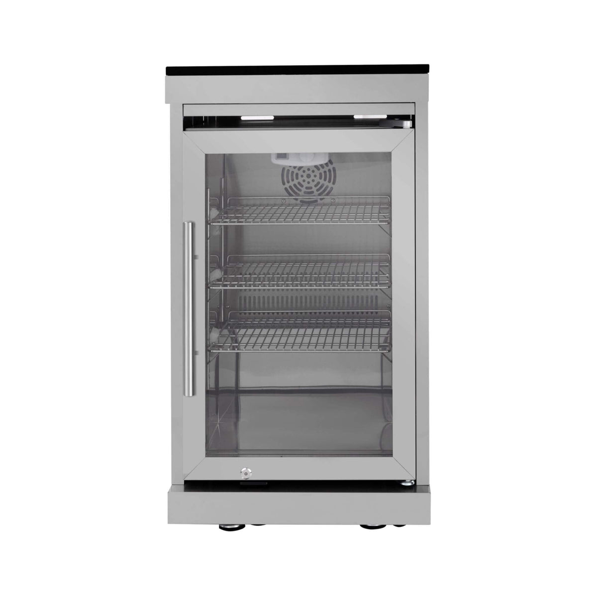 Capri 96-Inch 6-Burner 85000 BTU Outdoor Kitchen Liquid Propane Grill Island With Fridge (SAK42895)