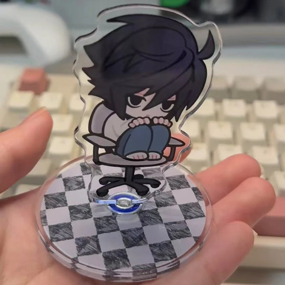 Anime Death Note Cosplay L.Lawliet Acrylic Stand Desktop Decoration Standing Plate Unisex Collection Prop