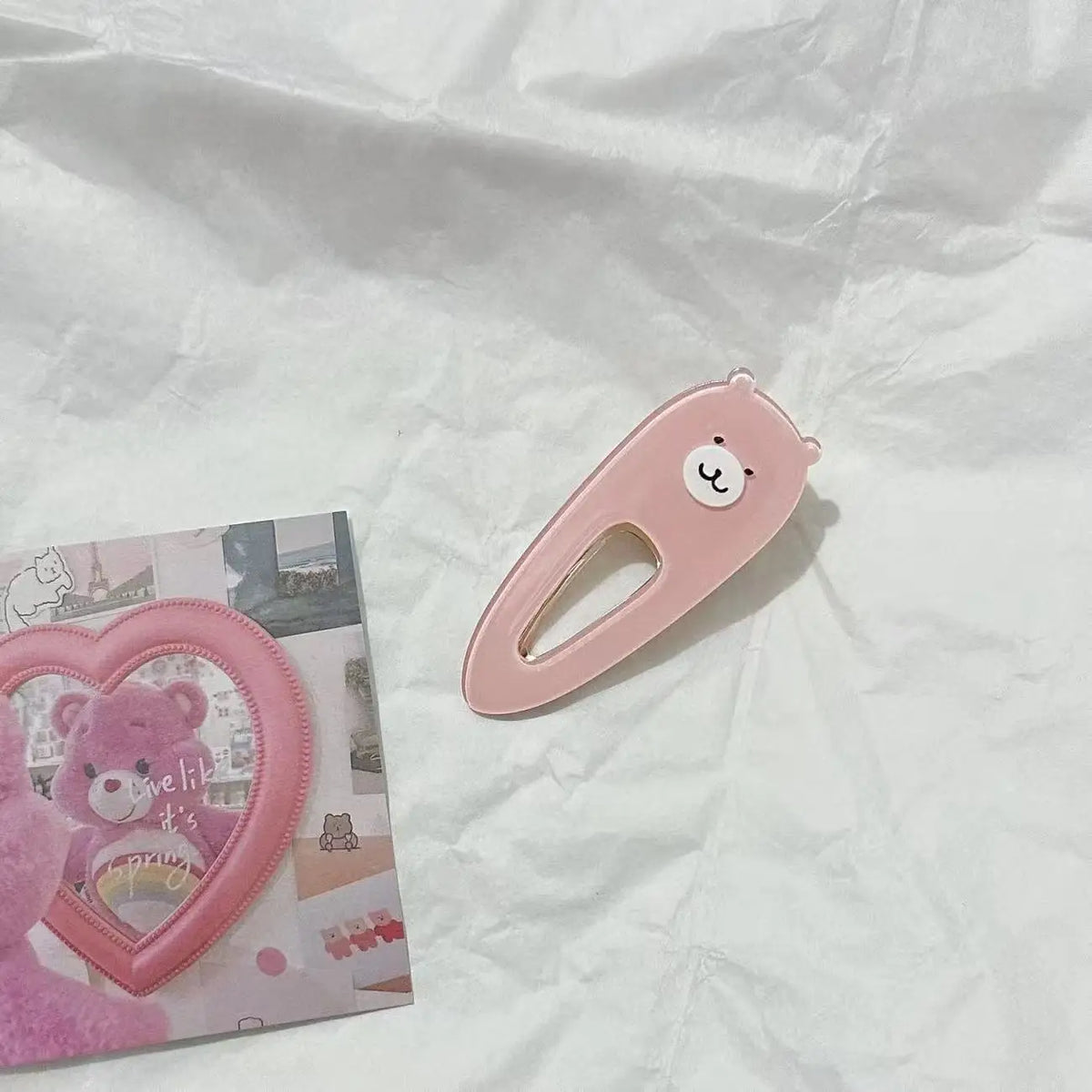 Kawaii Chiikawas Character Hair Clips Cute Cartoon Acrylic Duckbill Clips Funny Anime Hair Accessories for Daily Use