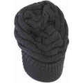 Ribbed Knit C.C Hat with Brim
