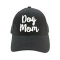 Dog Mom Embroidered Mesh Back High Ponytail C.C Ball Cap
