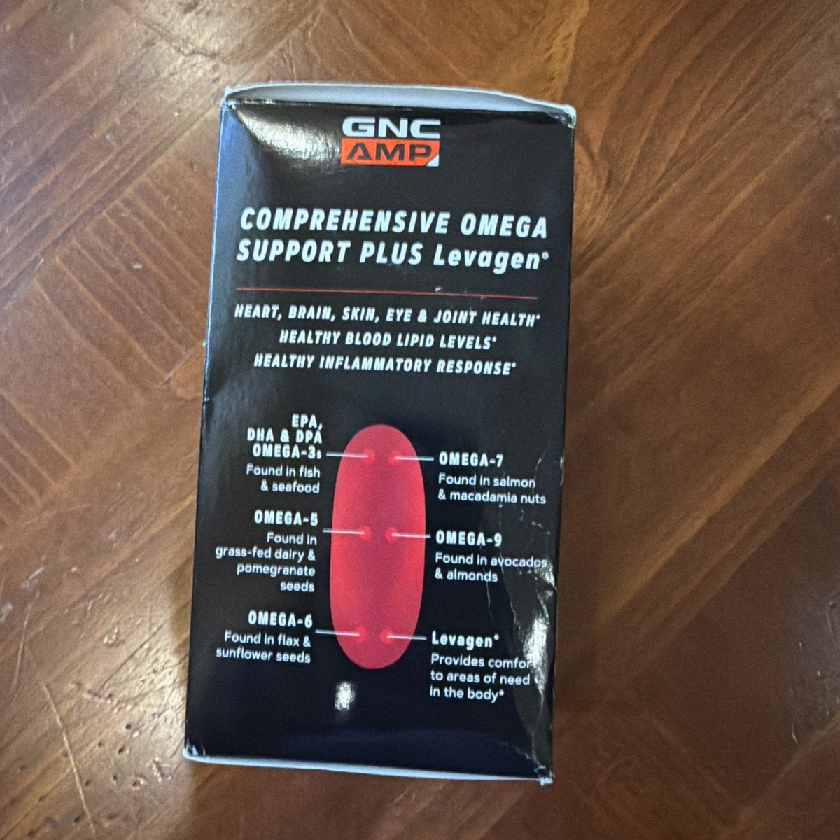 GNC AMP Complete Omega 60 Softgels Sealed Discontinued Exp 11/2026 Rare